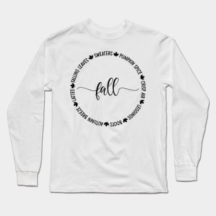 Fall Autumn Long Sleeve T-Shirt